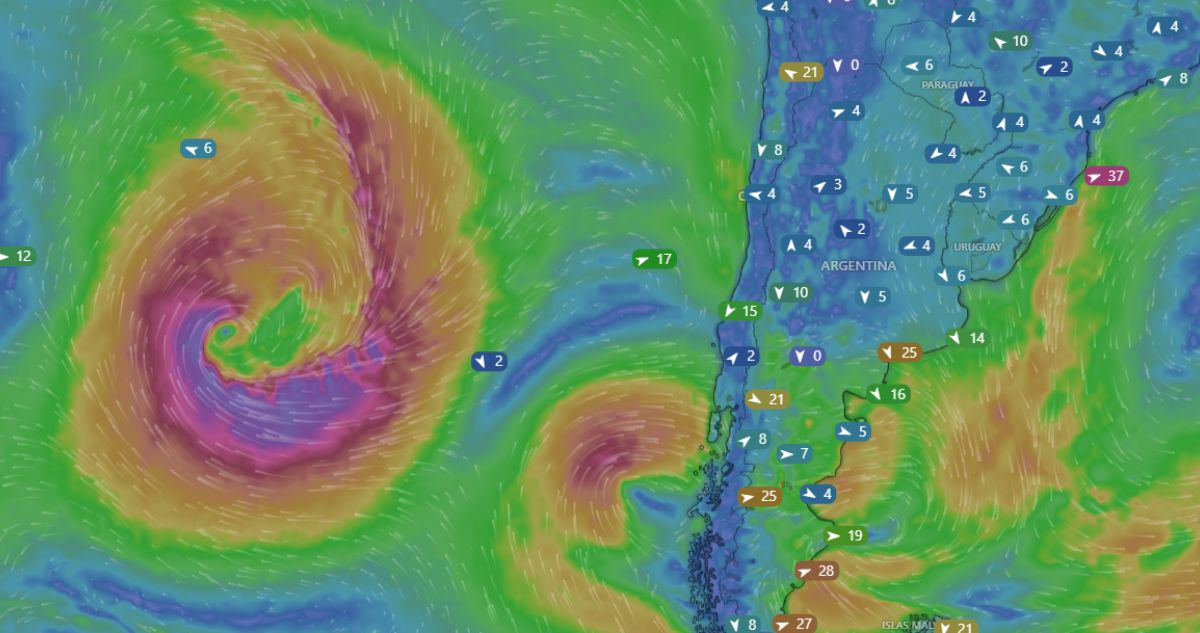 Sistema frontal deja lluvias y fuertes vientos en las 21 comunas de Ñuble